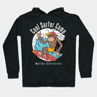 Cool surfer camp Malibu Hoodie